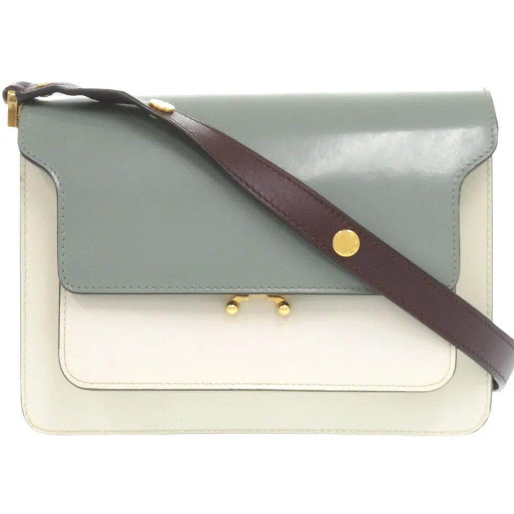 MARNI Shoulder Bag leather white