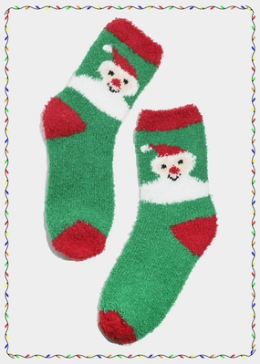 Miss A Christmas Fuzzy Socks