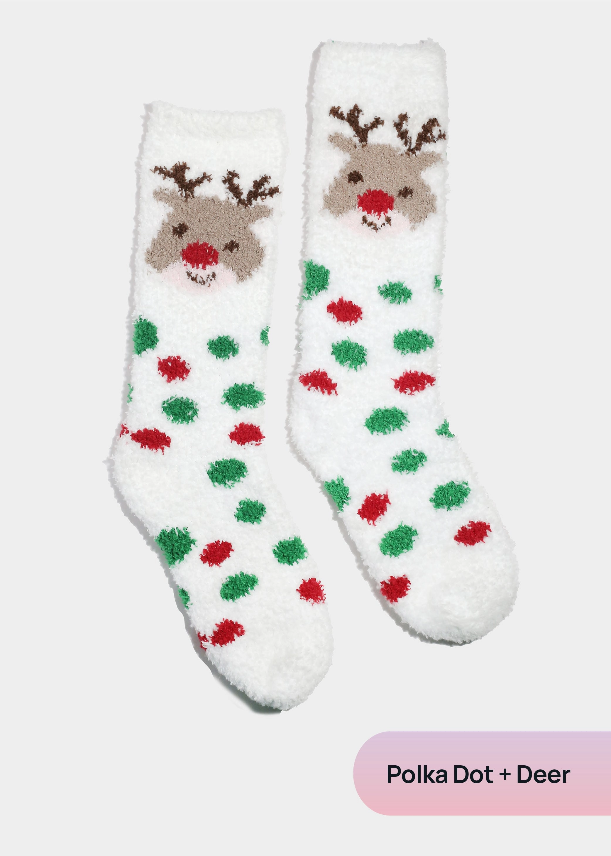 Miss A Christmas Fuzzy Socks