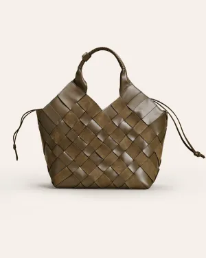 MISU L Kombu Green Mix Shoulder bag