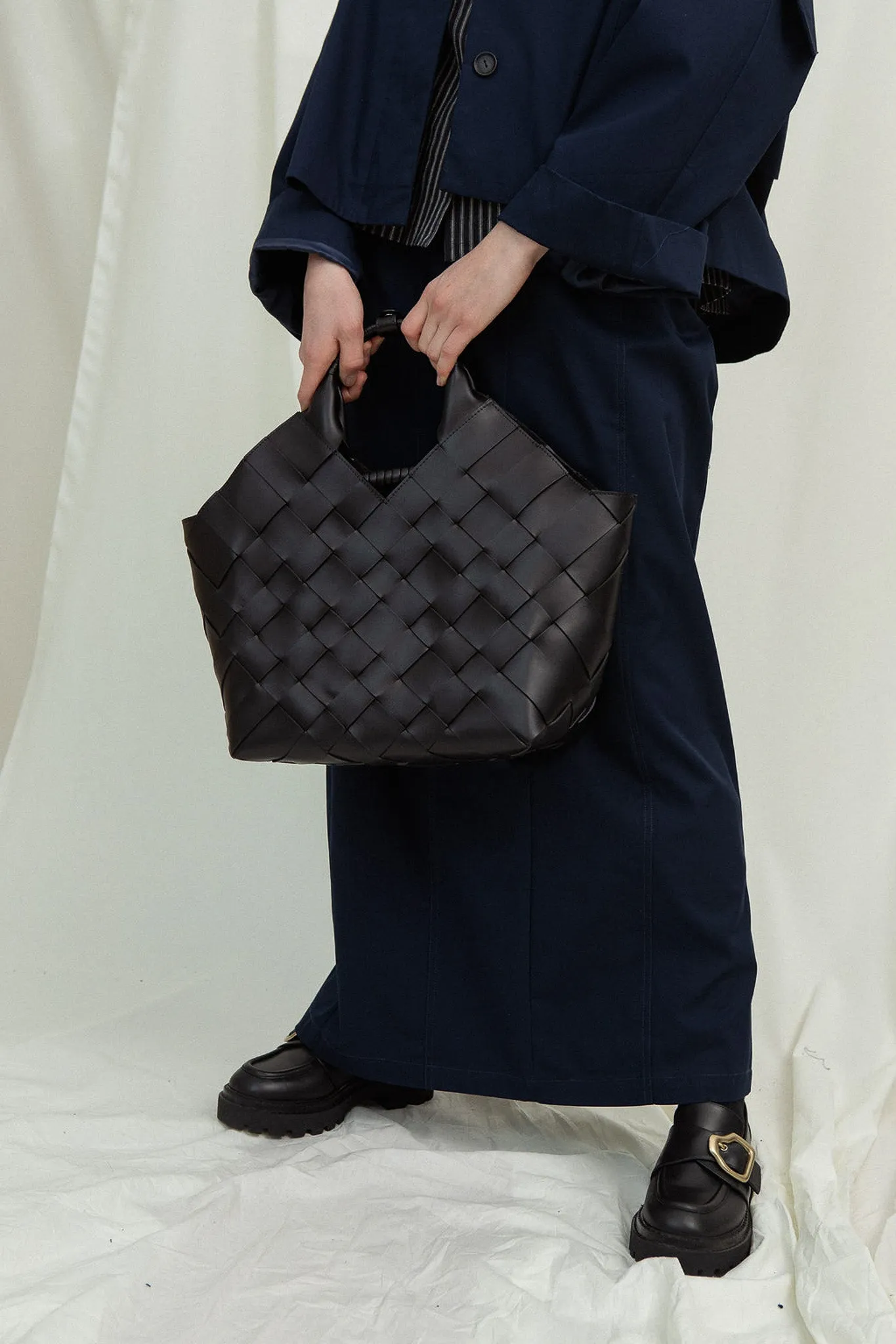 MISU L Kombu Green Mix Shoulder bag