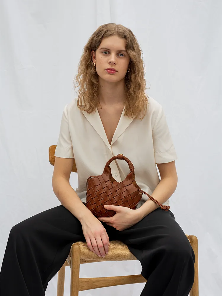 MISU MINI Frapp?? Denim Crossbody bag