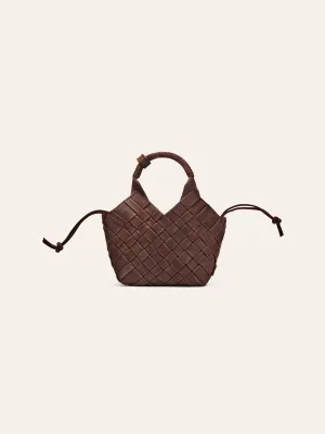 MISU MINI Umber Nubuck Crossbody bag
