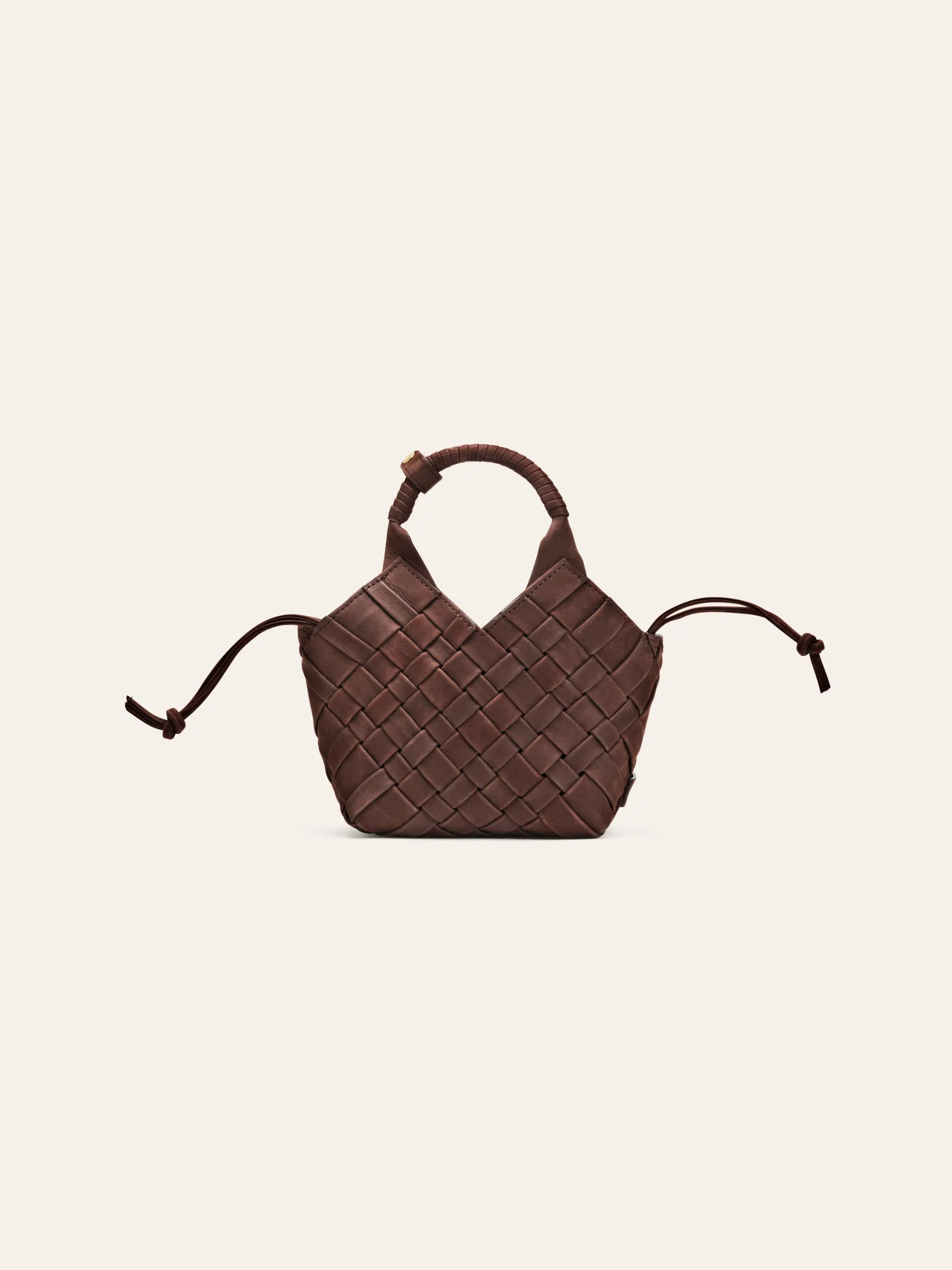 MISU MINI Umber Nubuck Crossbody bag
