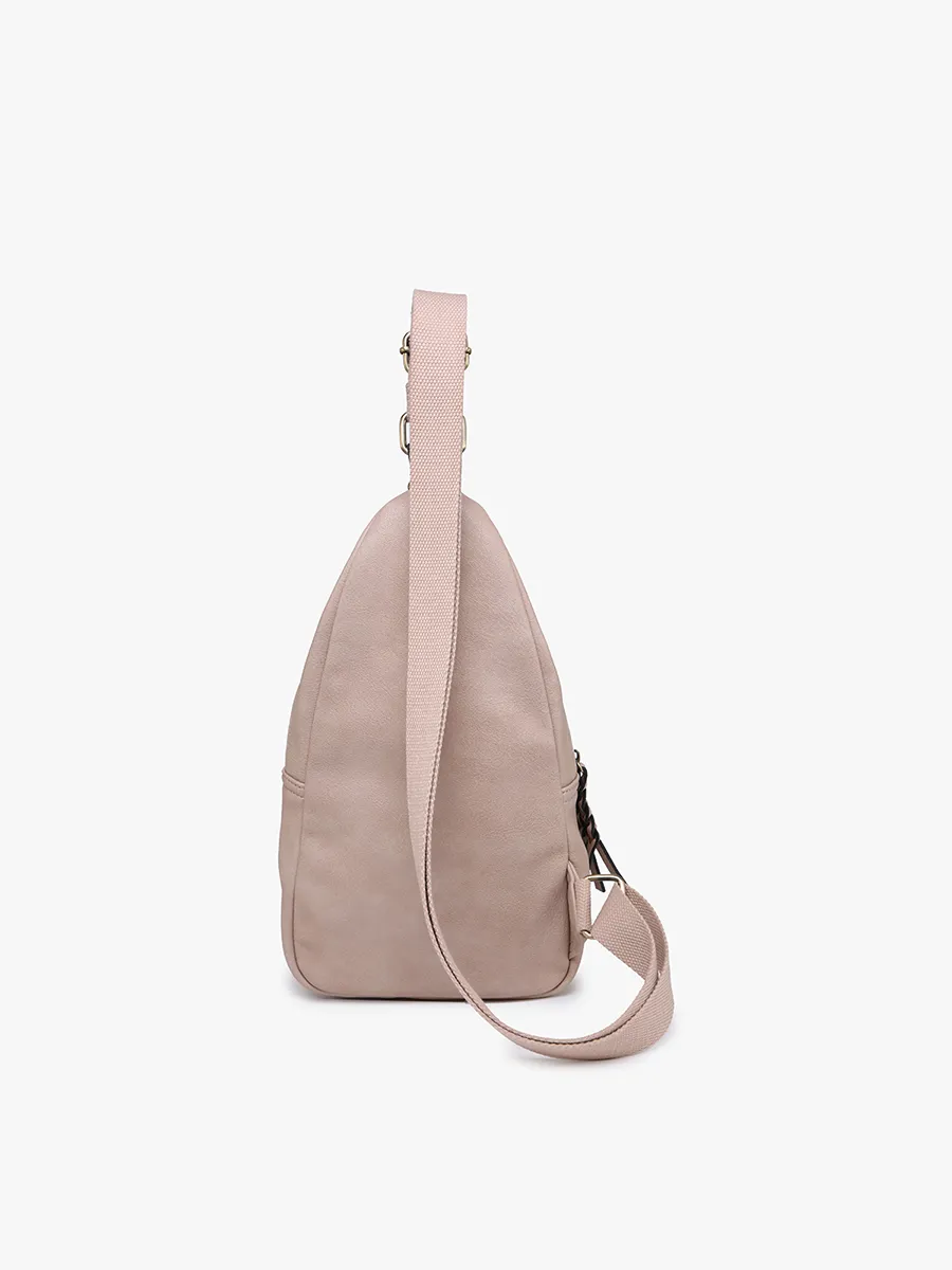 Nikki Vegan Suede Sling Bag