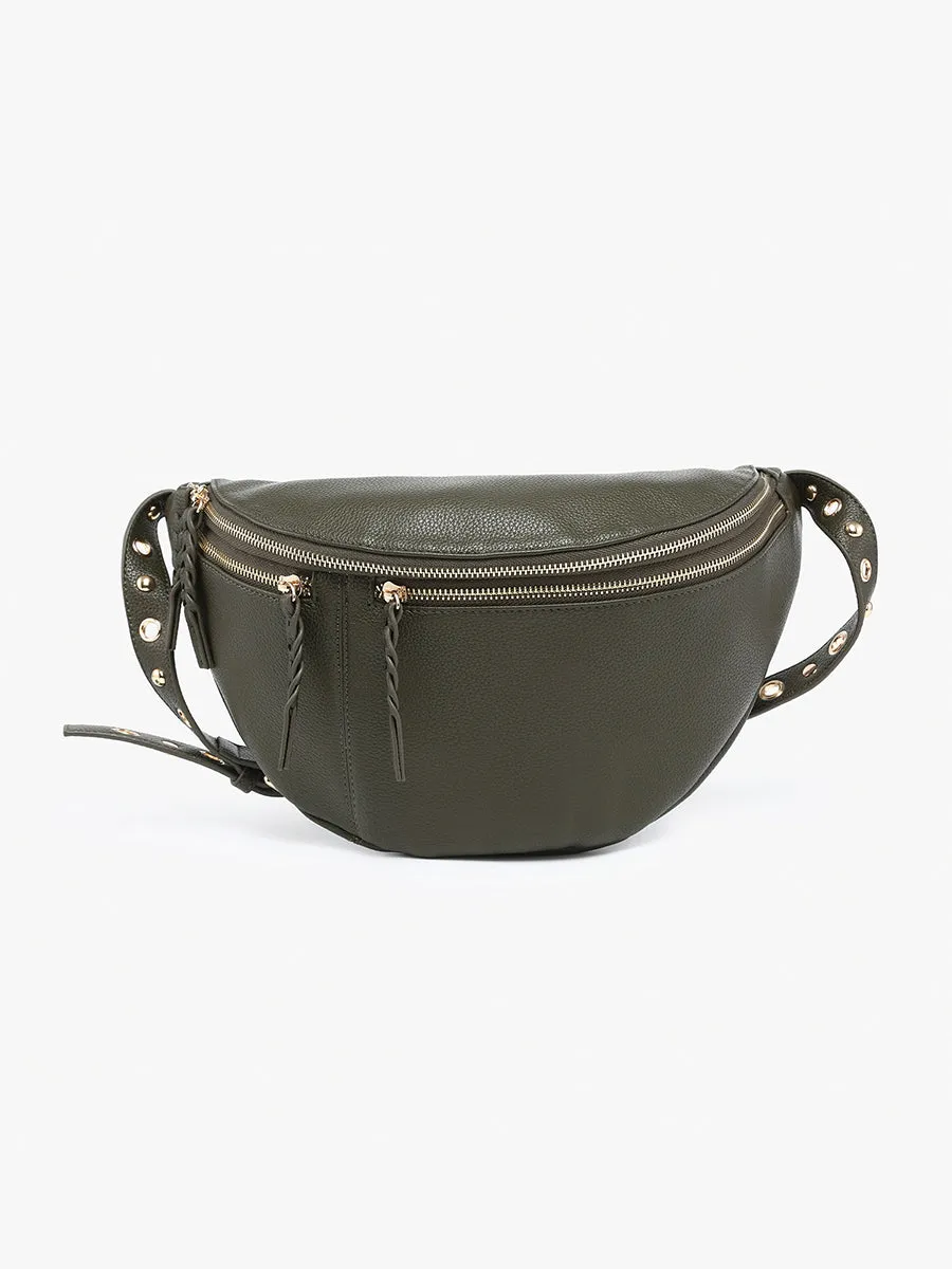 Nova Vegan Studded Belt Bag