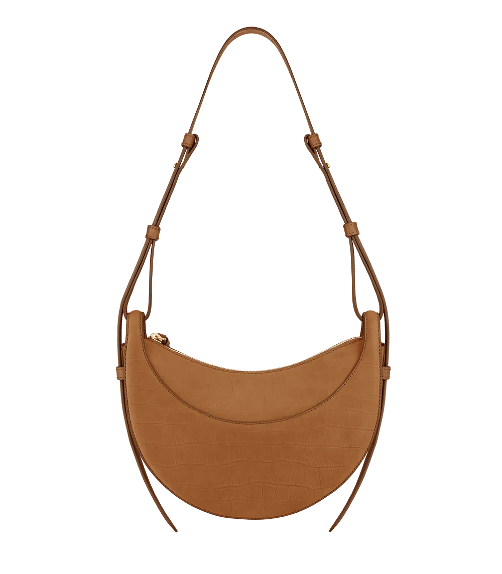 Numro Dix - Crocodile Nubuck Cinnamon