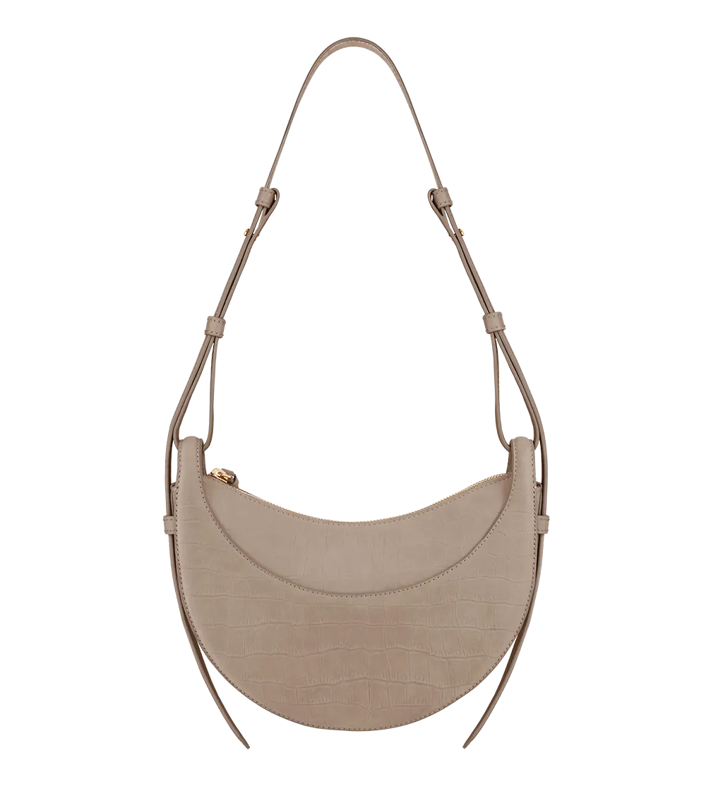 Numro Dix - Crocodile Nubuck Taupe