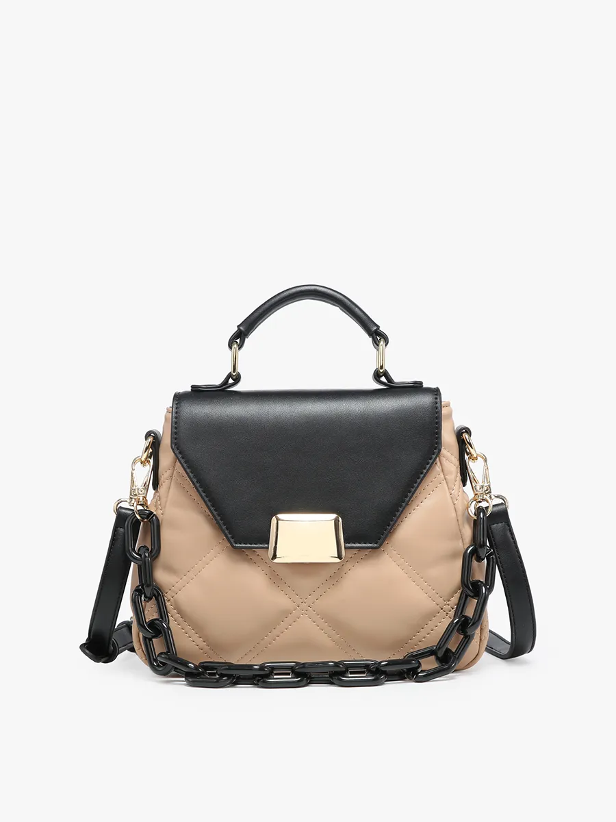Ollie Vegan Quilted Crossbody