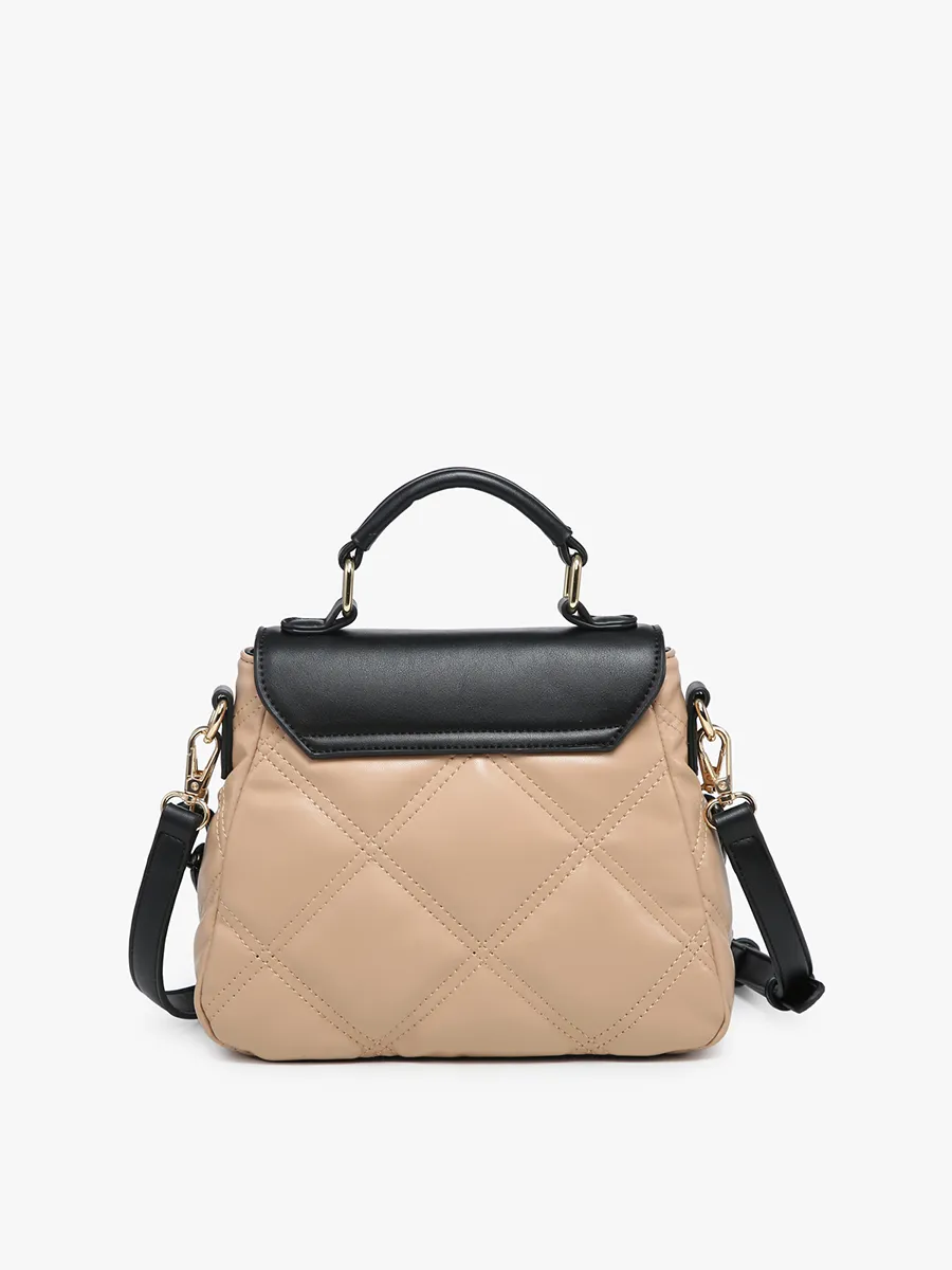 Ollie Vegan Quilted Crossbody