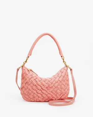 Petit Moyen Handbags - Crossbody - Petit Moyen Blush Puffy Woven