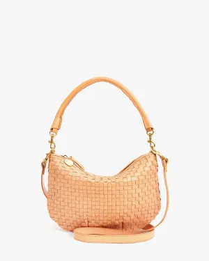 Petit Moyen Handbags - Top Handle - Petit Moyen Bisque Woven Checker