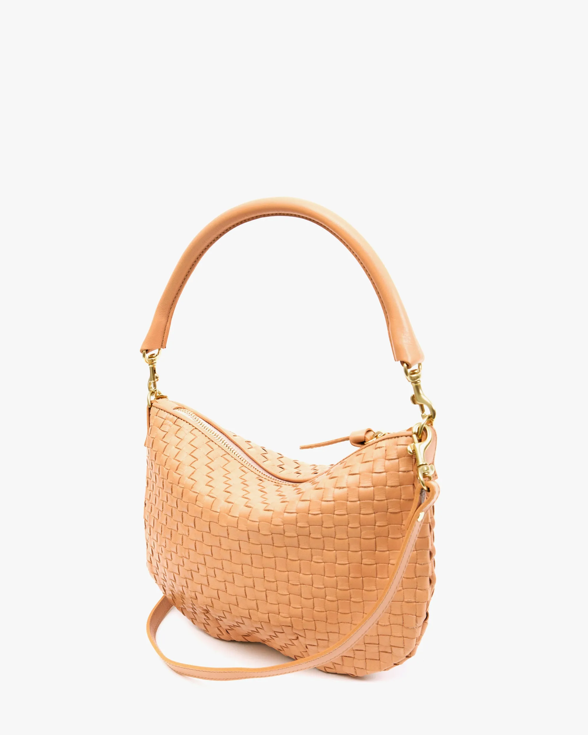 Petit Moyen Handbags - Top Handle - Petit Moyen Bisque Woven Checker