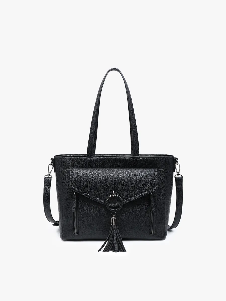 Phoebe Vegan Whipstitch Tote