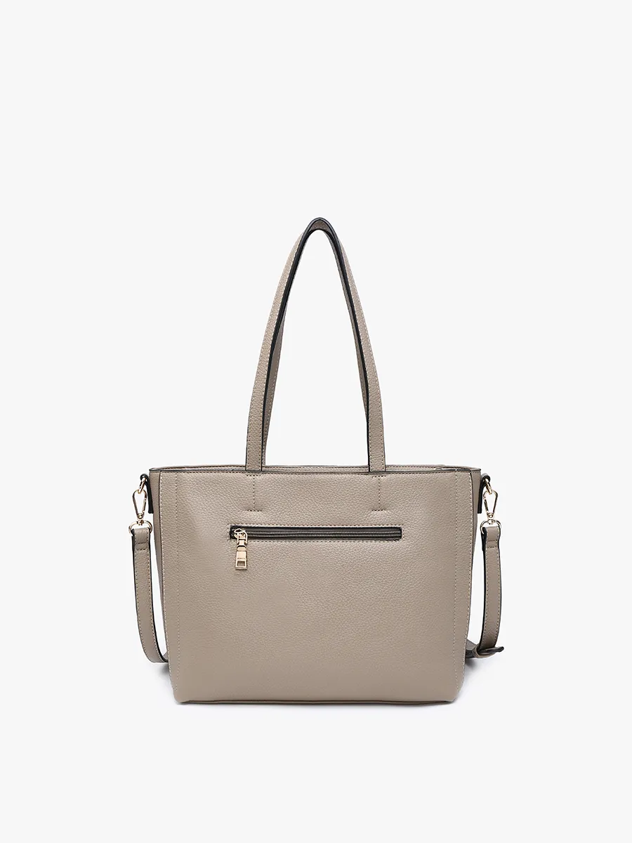Phoebe Vegan Whipstitch Tote