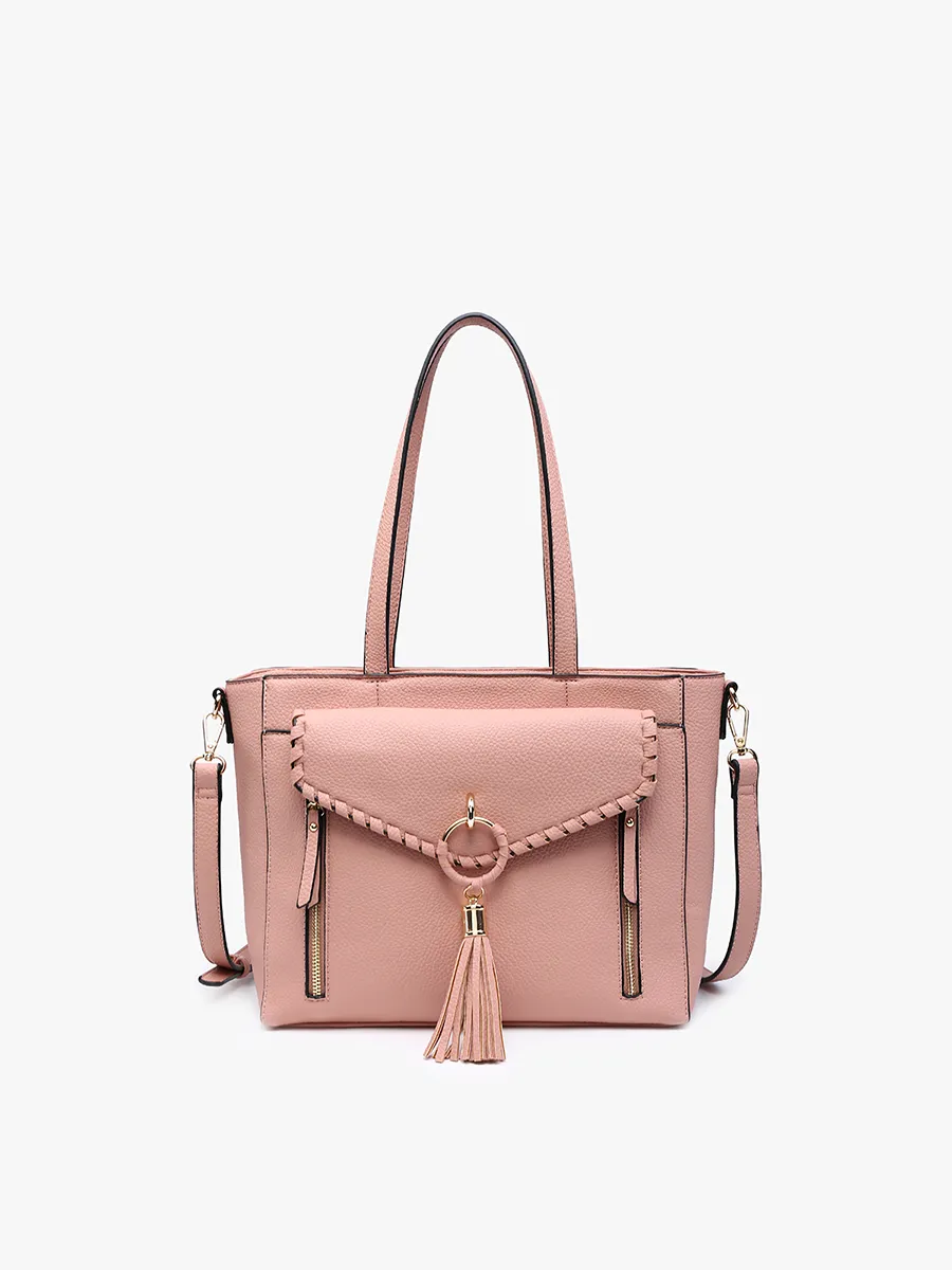 Phoebe Vegan Whipstitch Tote