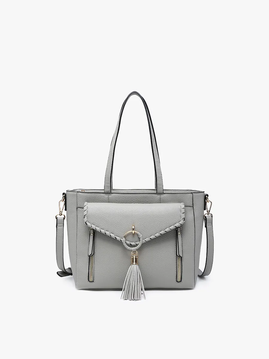 Phoebe Vegan Whipstitch Tote