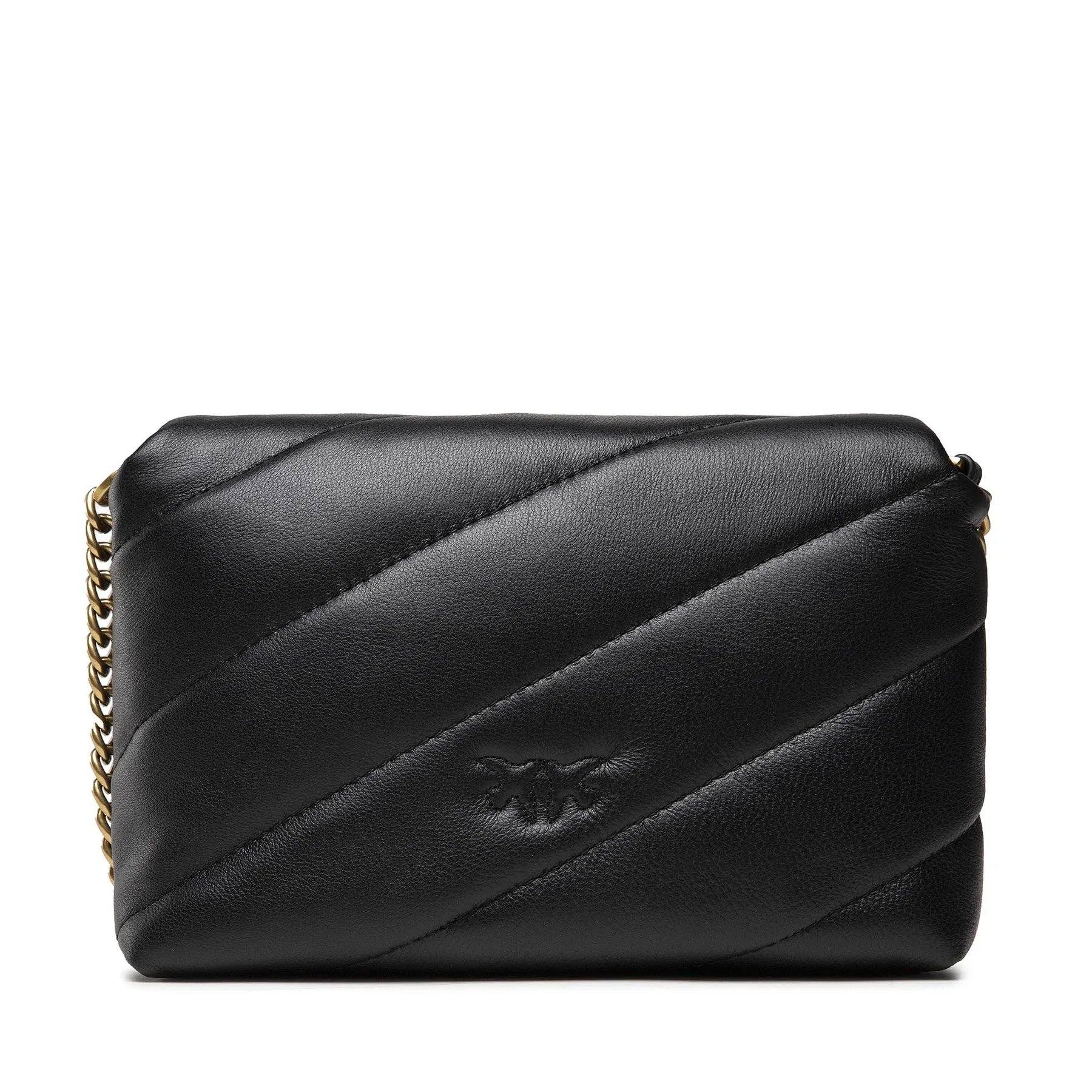 P.I.N.K.O LOVE MINI PUFF MAXY QUILT CROSSBODY BAG