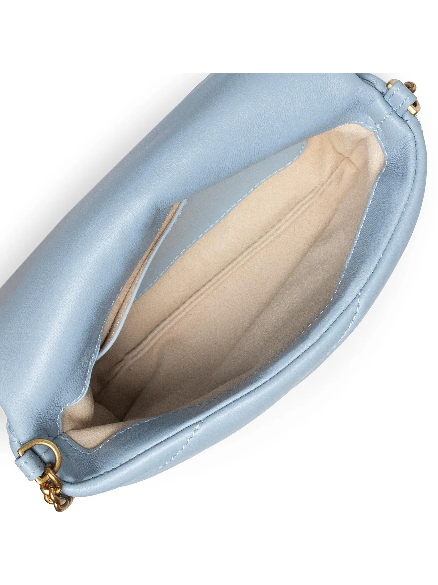 P.I.N.K.O LOVE MINI PUFF MAXY QUILT CROSSBODY BAG
