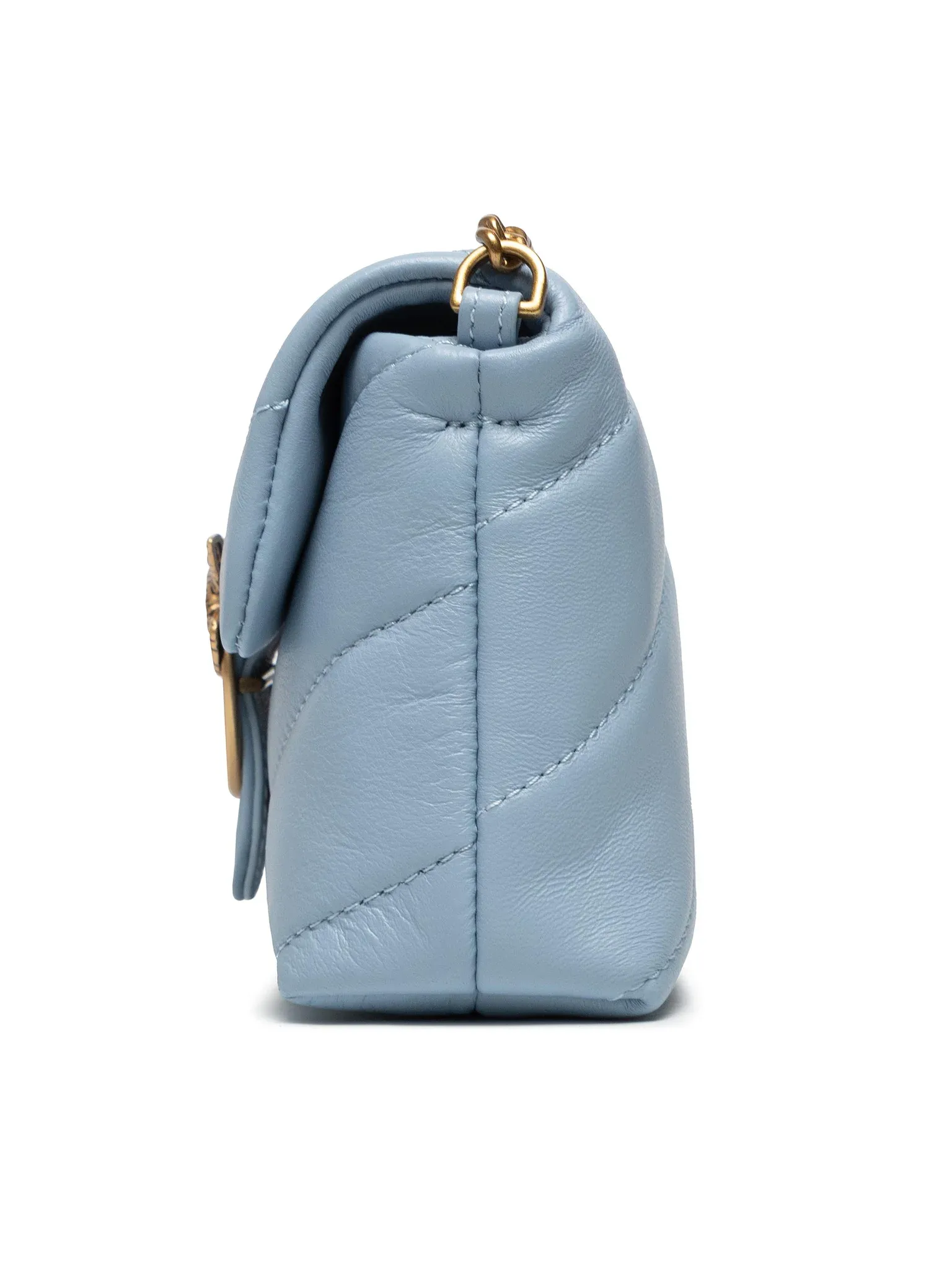 P.I.N.K.O LOVE MINI PUFF MAXY QUILT CROSSBODY BAG