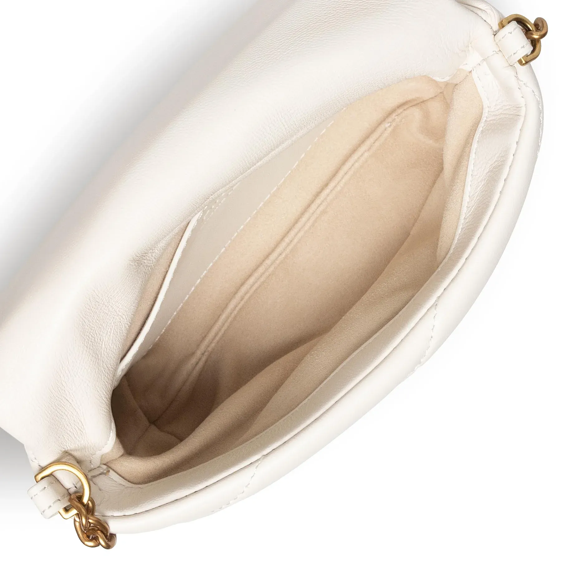 P.I.N.K.O LOVE MINI PUFF MAXY QUILT CROSSBODY BAG