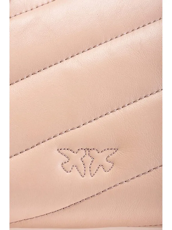 P.I.N.K.O LOVE MINI PUFF MAXY QUILT CROSSBODY BAG
