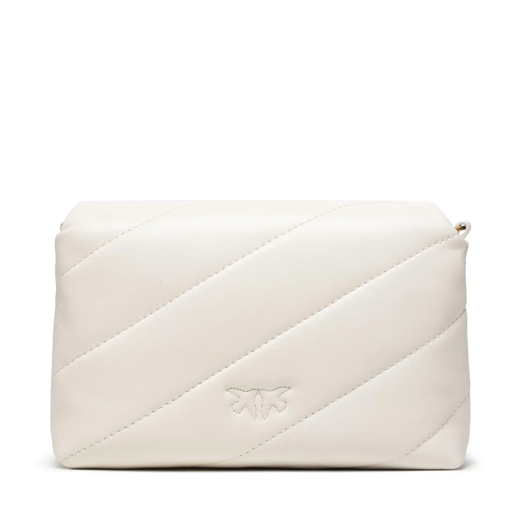 P.I.N.K.O LOVE MINI PUFF MAXY QUILT CROSSBODY BAG