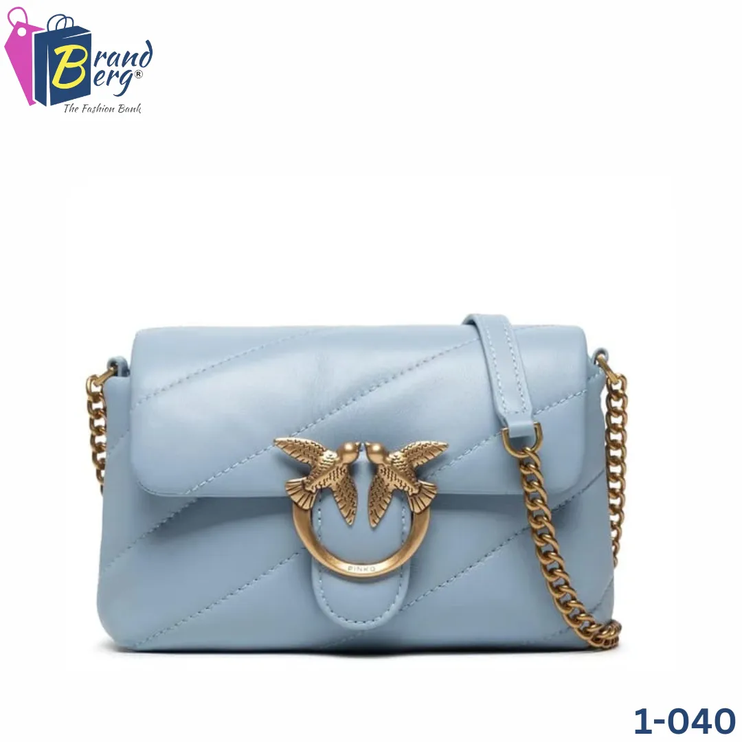 P.I.N.K.O LOVE MINI PUFF MAXY QUILT CROSSBODY BAG