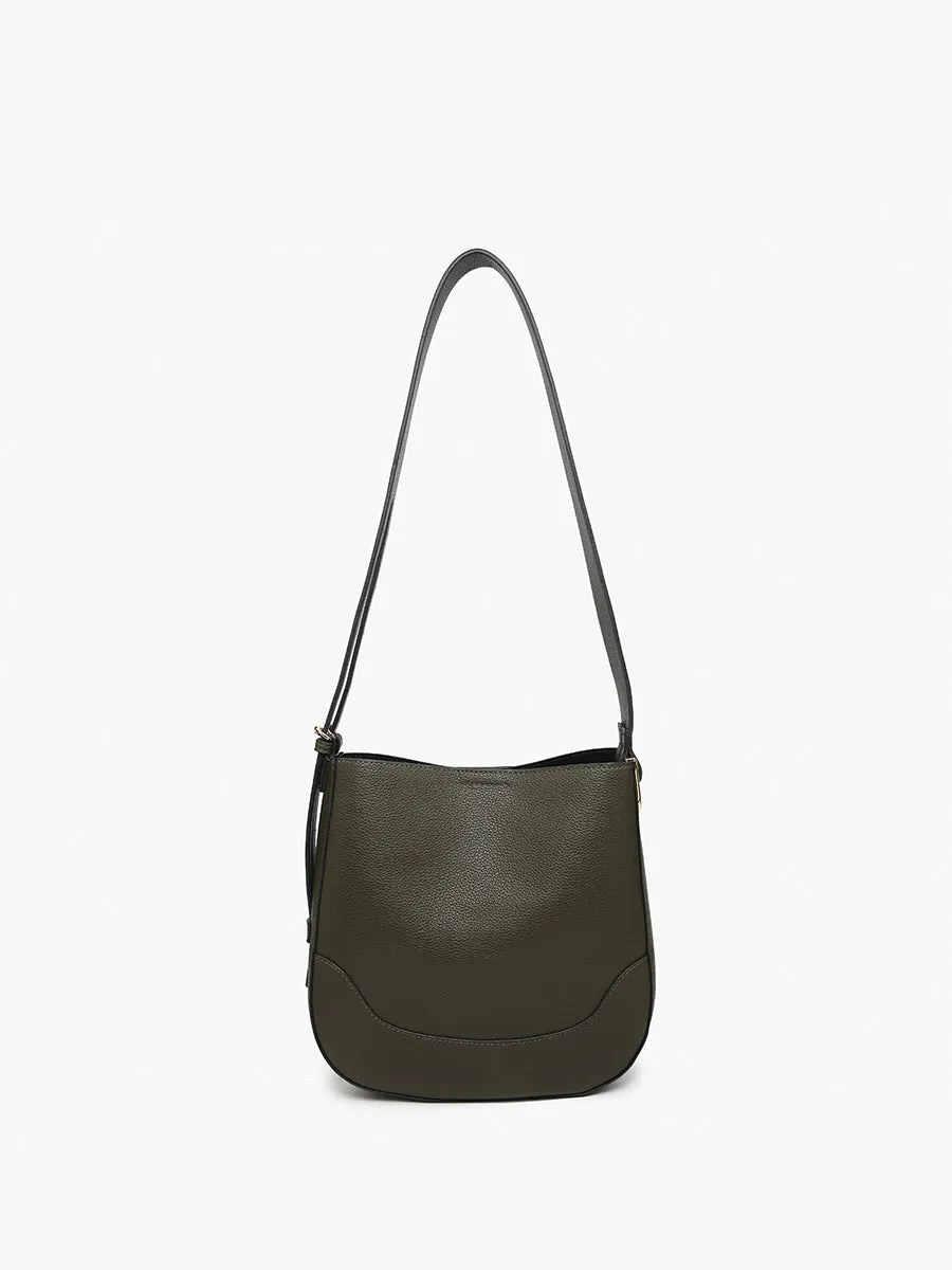 Poppy Vegan Paneled Crossbody
