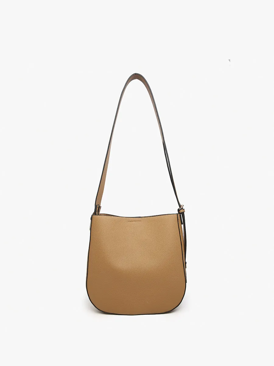 Poppy Vegan Paneled Crossbody