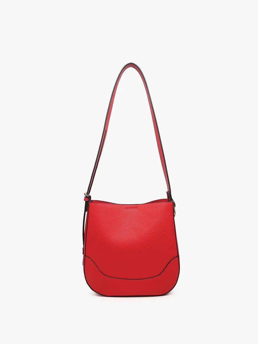 Poppy Vegan Paneled Crossbody