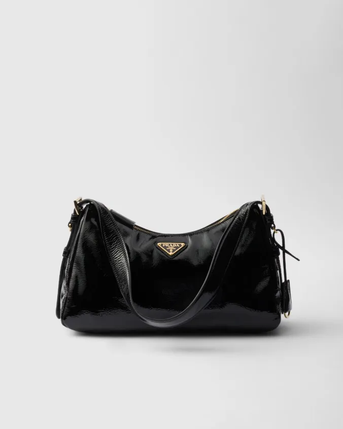 Prada aim??e medium naplak leather shoulder bag