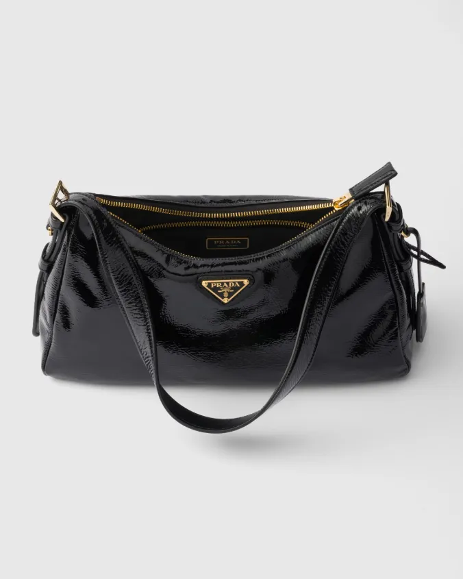 Prada aim??e medium naplak leather shoulder bag
