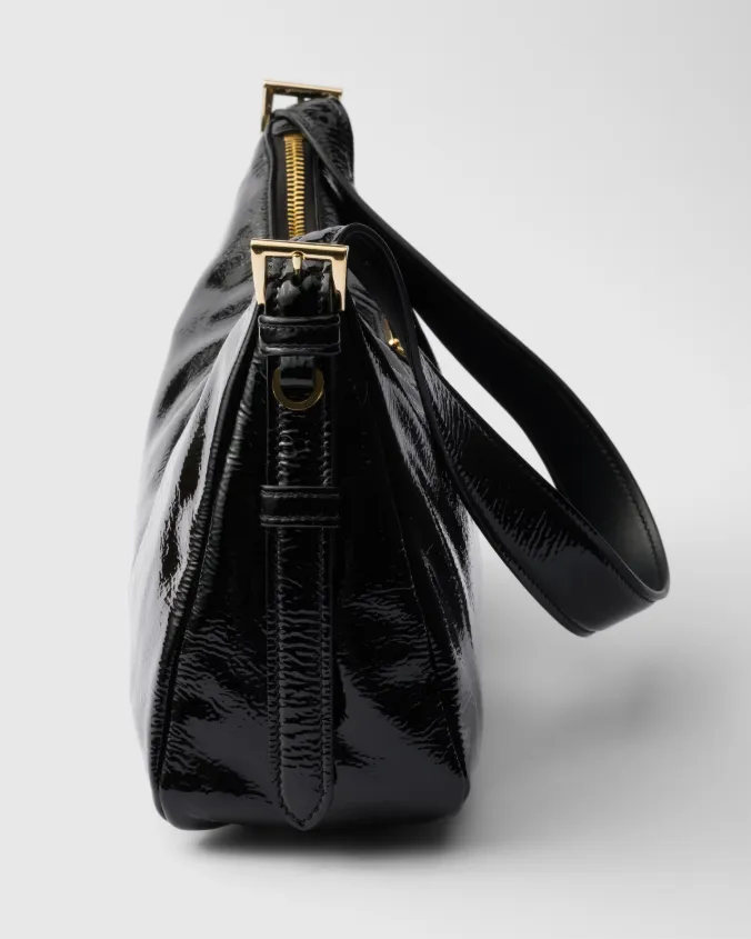 Prada aim??e medium naplak leather shoulder bag