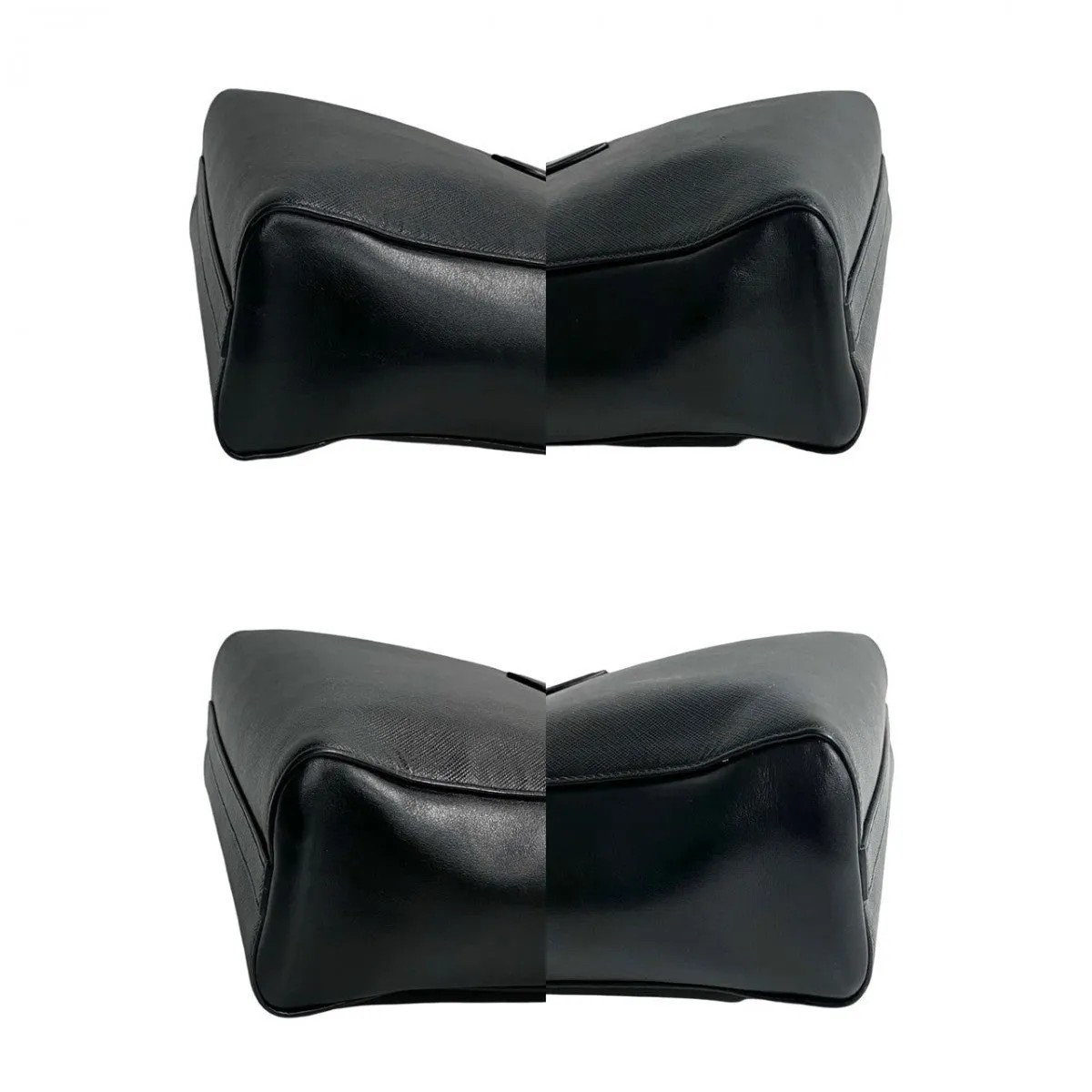 PRADA Shoulder Bag leather black