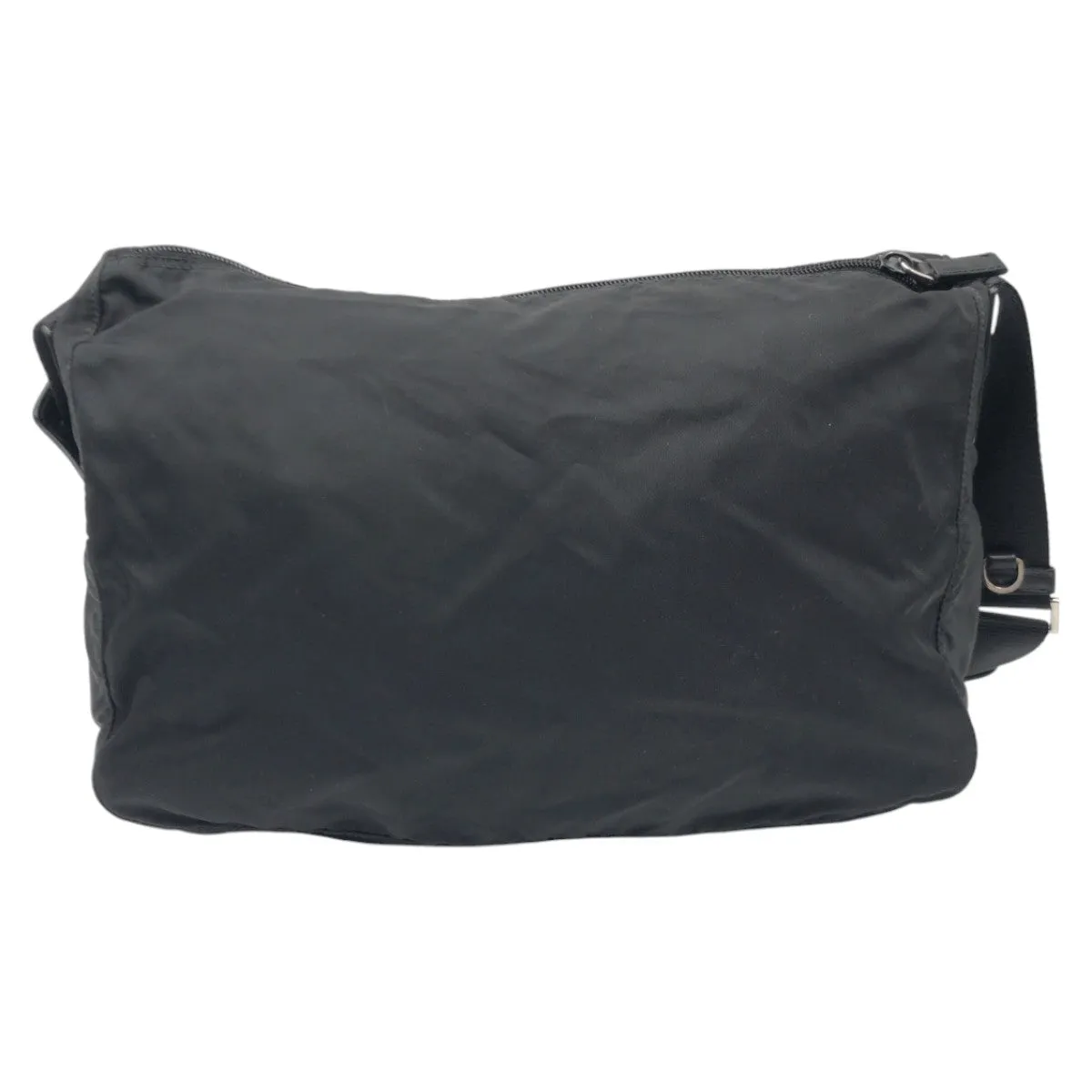 PRADA Shoulder Bag Nylon Black black Shoulder Bag Messenger Bag Unisex Test Triangular logo mens Used