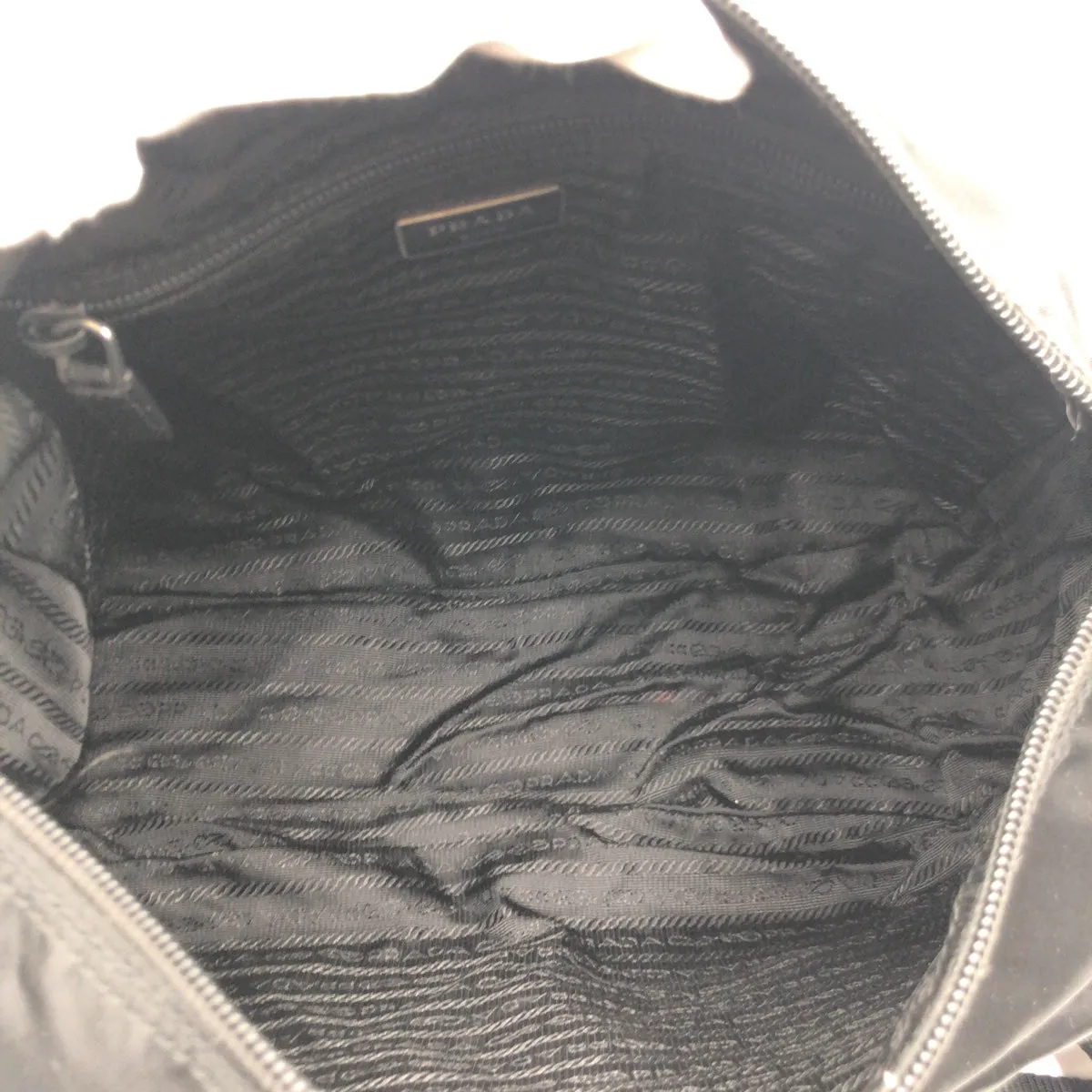 PRADA Shoulder Bag Nylon Black black Shoulder Bag Messenger Bag Unisex Test Triangular logo mens Used