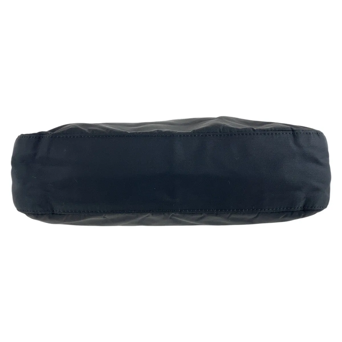 PRADA Shoulder Bag Nylon black Test Triangle With logo
