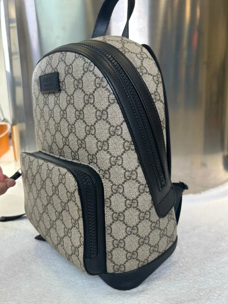 Pre-Loved Gucci GG Supreme Beige Shoulder Bag 0832