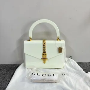 Preloved Gucci Sylvie Mini White Shoulder Bag