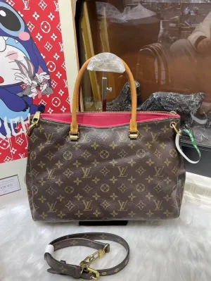 Preloved Louis Vuitton Monogram Canvas Bav Shoulder Bag in Brown