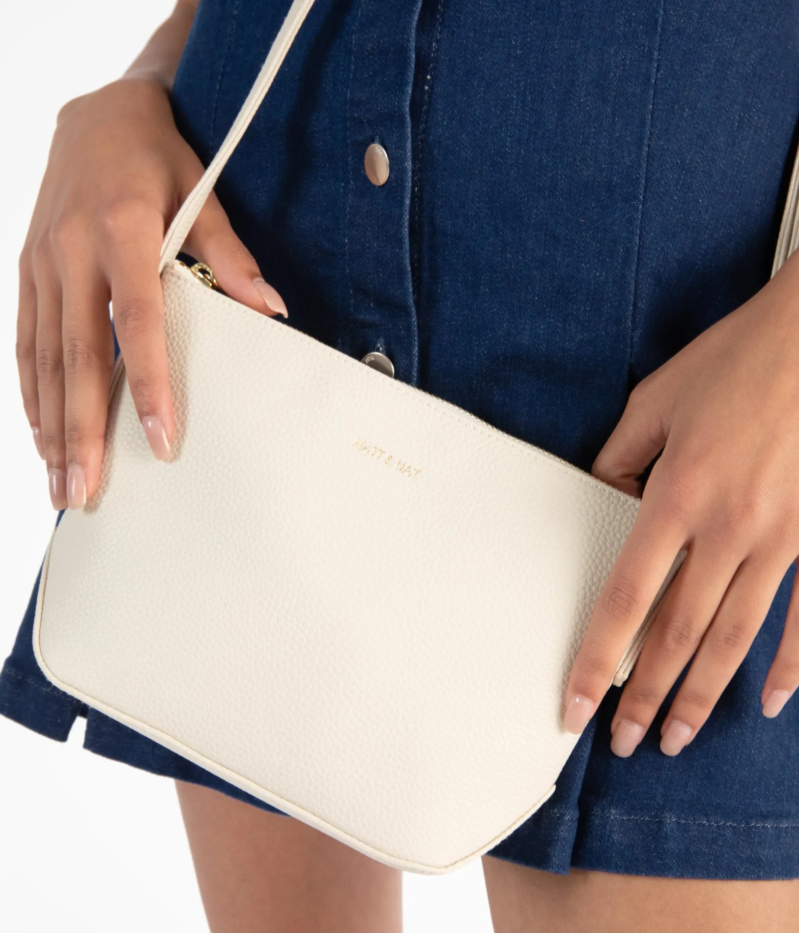 SAM Vegan Crossbody Bag - Grain