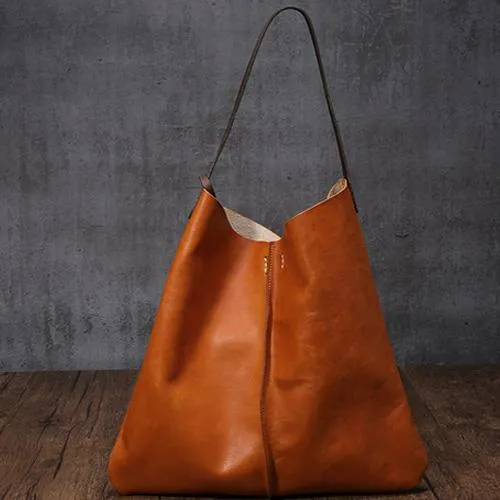Soft Leather Womens Brown Tote Shoulder Bag Black Leather Shoulder Tote Bag Purse for Ladies
