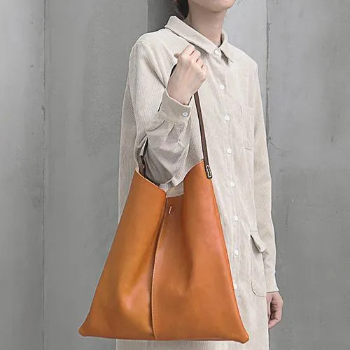 Soft Leather Womens Brown Tote Shoulder Bag Black Leather Shoulder Tote Bag Purse for Ladies