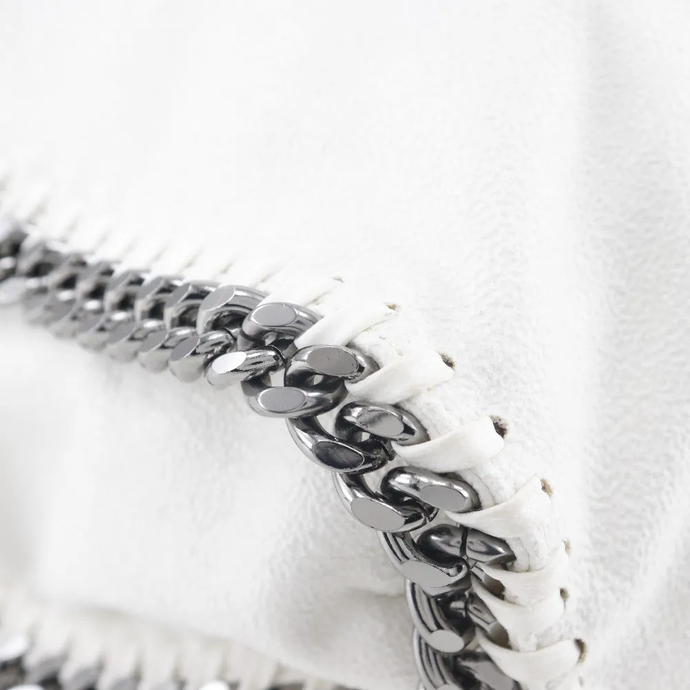 Stella McCartney Handbag 495151 polyester White 2WAYShoulder Falabella Women Used
