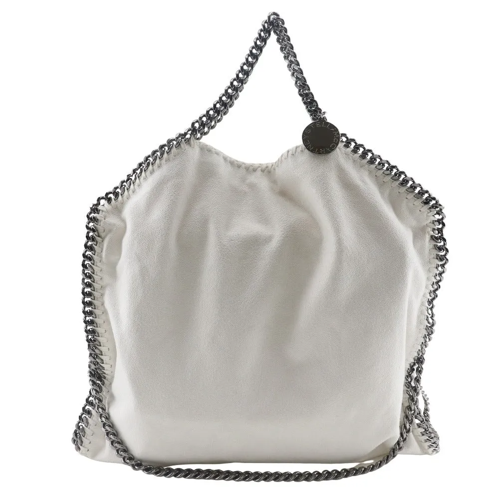 Stella McCartney Handbag 495151 polyester White 2WAYShoulder Falabella Women Used