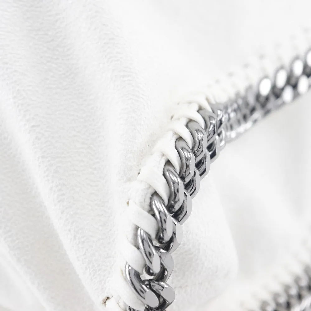 Stella McCartney Handbag 495151 polyester White 2WAYShoulder Falabella Women Used