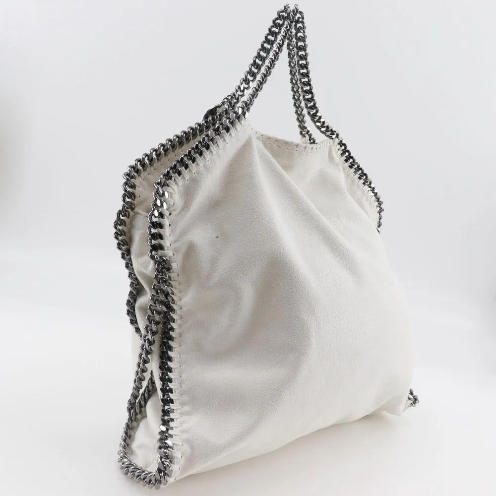 Stella McCartney Handbag 495151 polyester White 2WAYShoulder Falabella Women Used