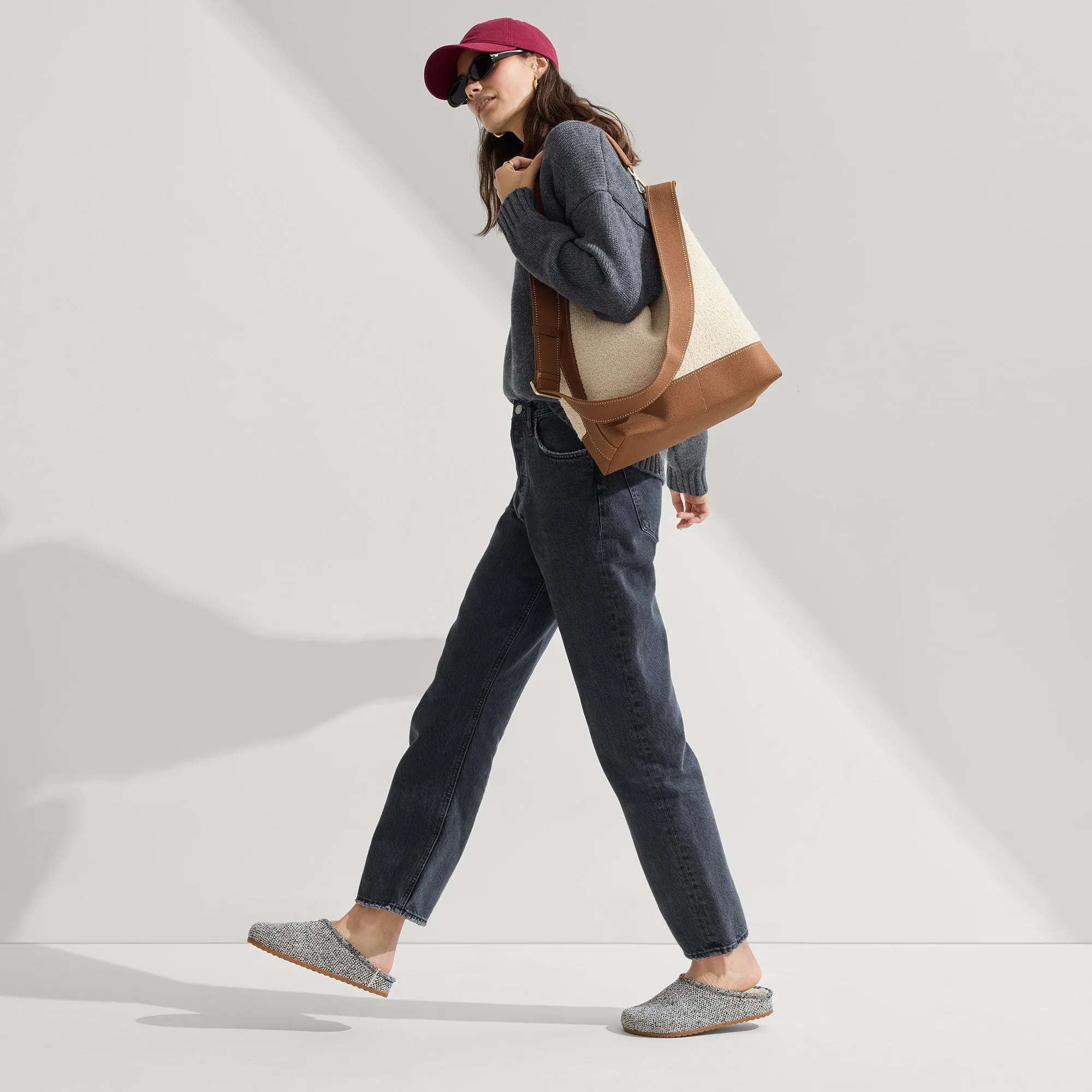 The Bucket Bag - Honeybun Boucl
