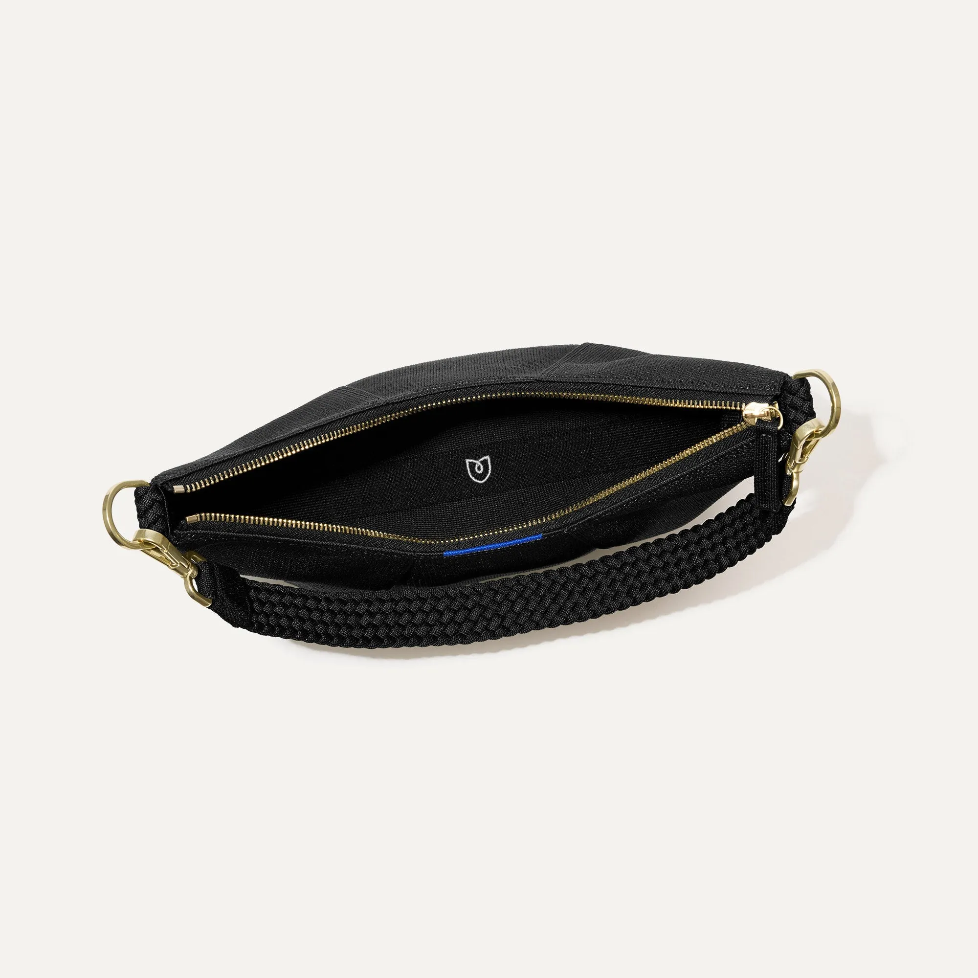 The Crescent Bag - Black Licorice